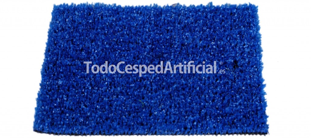 cesped artificial color azul