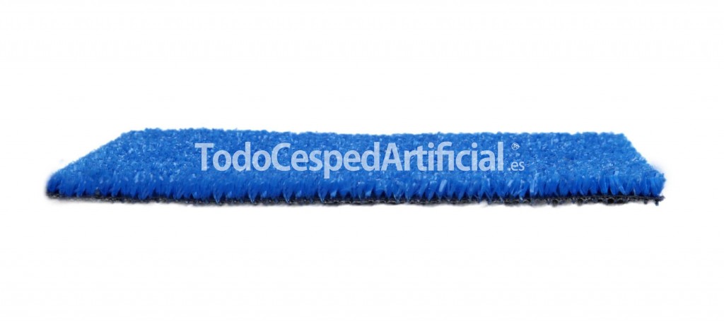 cesped artificial azul