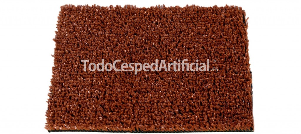 cesped artificial color teja