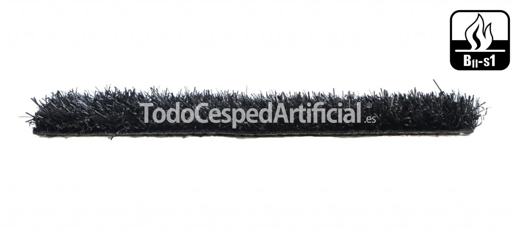 Césped artificial de color negro