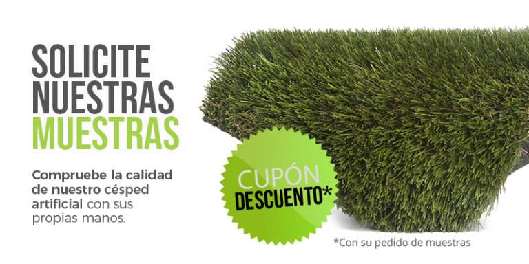 muestras de cesped artificial